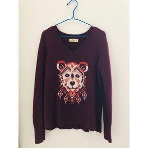 Hollister Sweater with Tiger Face